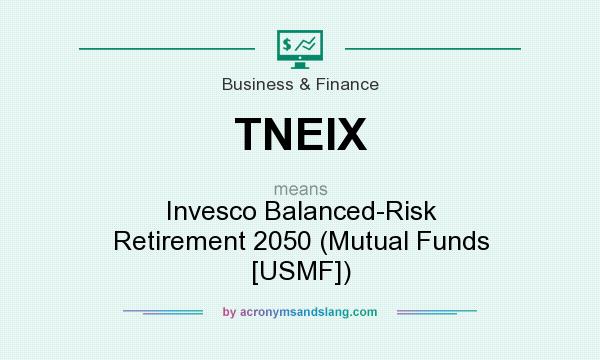 What does TNEIX mean? It stands for Invesco Balanced-Risk Retirement 2050 (Mutual Funds [USMF])