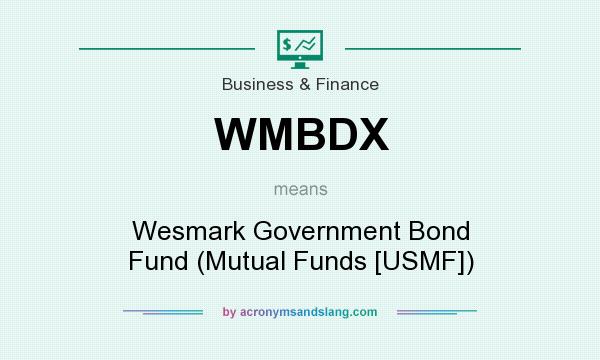What does WMBDX mean? It stands for Wesmark Government Bond Fund (Mutual Funds [USMF])