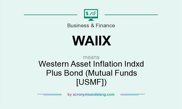 What does WAIIX mean? It stands for Western Asset Inflation Indxd Plus Bond (Mutual Funds [USMF])