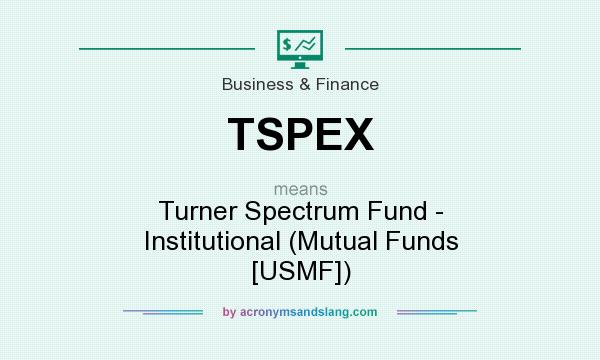 What does TSPEX mean? It stands for Turner Spectrum Fund - Institutional (Mutual Funds [USMF])