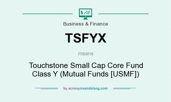 What does TSFYX mean? It stands for Touchstone Small Cap Core Fund Class Y (Mutual Funds [USMF])