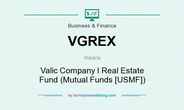What does VGREX mean? It stands for Valic Company I Real Estate Fund (Mutual Funds [USMF])