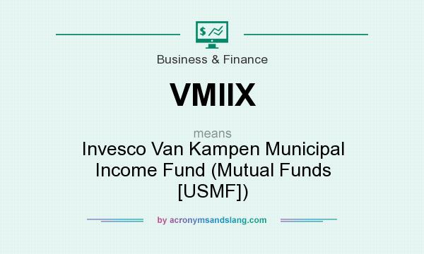 What does VMIIX mean? It stands for Invesco Van Kampen Municipal Income Fund (Mutual Funds [USMF])