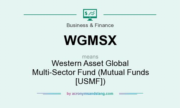 What does WGMSX mean? It stands for Western Asset Global Multi-Sector Fund (Mutual Funds [USMF])