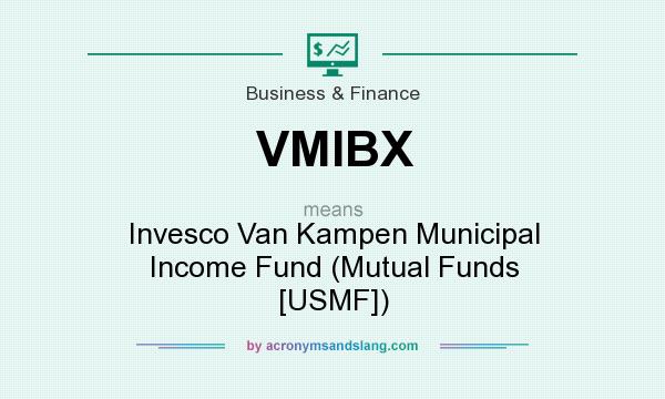 What does VMIBX mean? It stands for Invesco Van Kampen Municipal Income Fund (Mutual Funds [USMF])