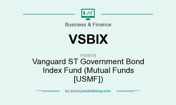 What does VSBIX mean? It stands for Vanguard ST Government Bond Index Fund (Mutual Funds [USMF])