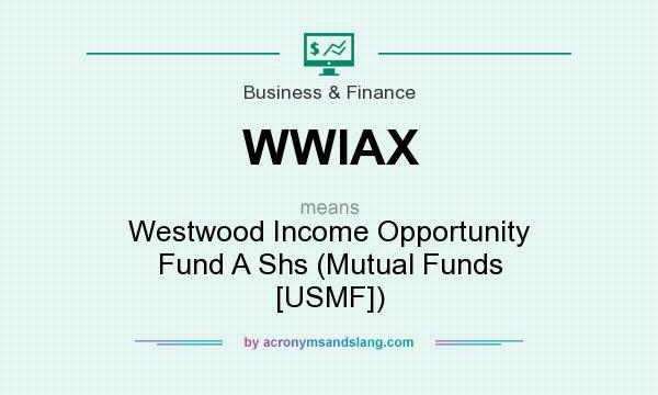 What does WWIAX mean? It stands for Westwood Income Opportunity Fund A Shs (Mutual Funds [USMF])
