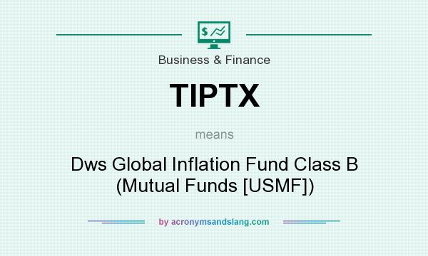 What does TIPTX mean? It stands for Dws Global Inflation Fund Class B (Mutual Funds [USMF])