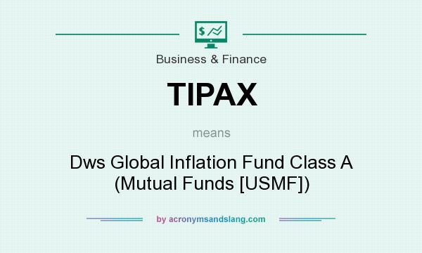 What does TIPAX mean? It stands for Dws Global Inflation Fund Class A (Mutual Funds [USMF])