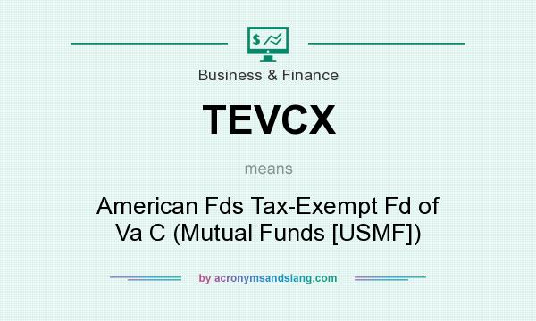 What does TEVCX mean? It stands for American Fds Tax-Exempt Fd of Va C (Mutual Funds [USMF])