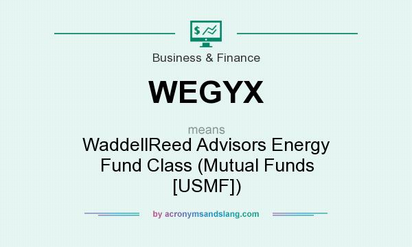 What does WEGYX mean? It stands for WaddellReed Advisors Energy Fund Class (Mutual Funds [USMF])