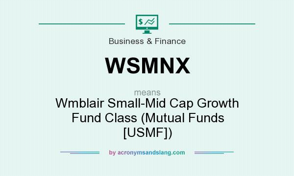 What does WSMNX mean? It stands for Wmblair Small-Mid Cap Growth Fund Class (Mutual Funds [USMF])