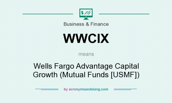 What does WWCIX mean? It stands for Wells Fargo Advantage Capital Growth (Mutual Funds [USMF])