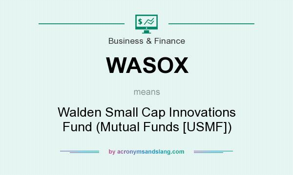 What does WASOX mean? It stands for Walden Small Cap Innovations Fund (Mutual Funds [USMF])