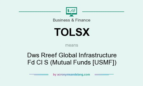 What does TOLSX mean? It stands for Dws Rreef Global Infrastructure Fd Cl S (Mutual Funds [USMF])