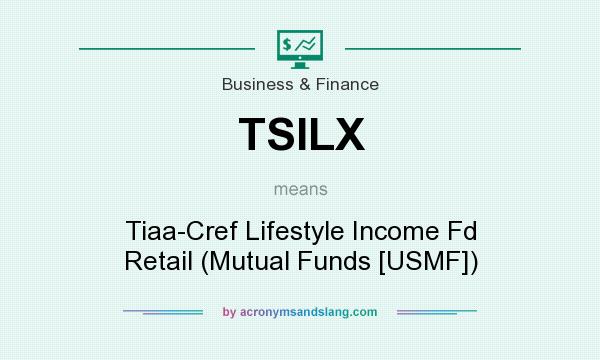 What does TSILX mean? It stands for Tiaa-Cref Lifestyle Income Fd Retail (Mutual Funds [USMF])