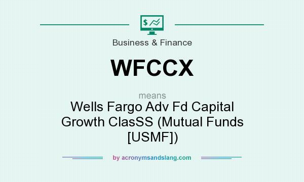 What does WFCCX mean? It stands for Wells Fargo Adv Fd Capital Growth ClasSS (Mutual Funds [USMF])