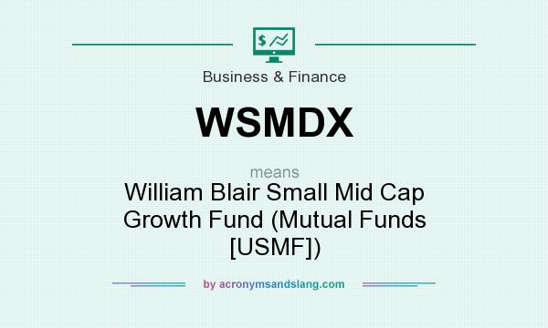 What does WSMDX mean? It stands for William Blair Small Mid Cap Growth Fund (Mutual Funds [USMF])