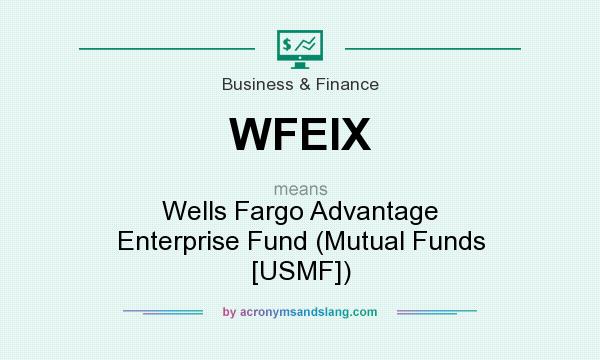 What does WFEIX mean? It stands for Wells Fargo Advantage Enterprise Fund (Mutual Funds [USMF])
