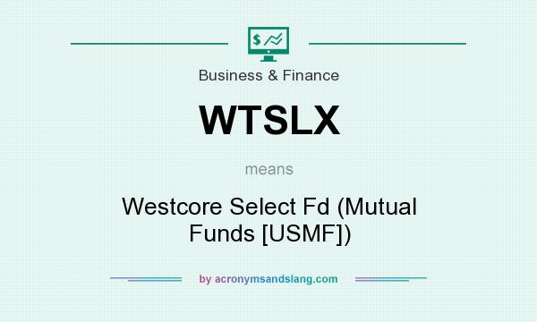 What does WTSLX mean? It stands for Westcore Select Fd (Mutual Funds [USMF])