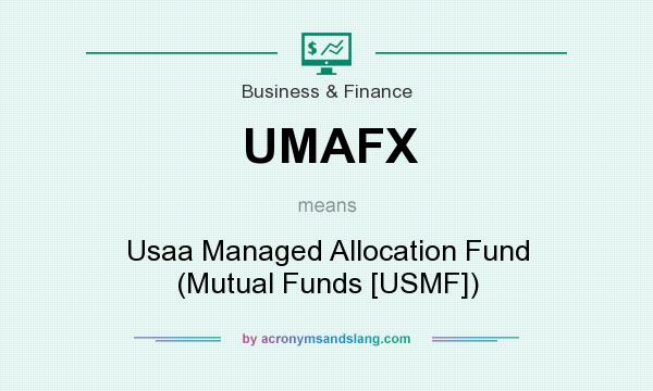 What does UMAFX mean? It stands for Usaa Managed Allocation Fund (Mutual Funds [USMF])
