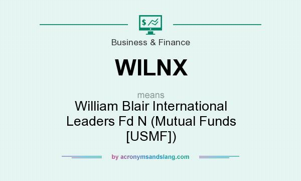 What does WILNX mean? It stands for William Blair International Leaders Fd N (Mutual Funds [USMF])