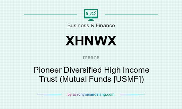 What does XHNWX mean? It stands for Pioneer Diversified High Income Trust (Mutual Funds [USMF])