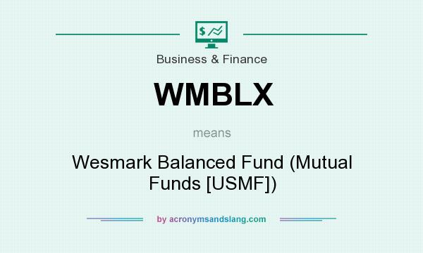 What does WMBLX mean? It stands for Wesmark Balanced Fund (Mutual Funds [USMF])