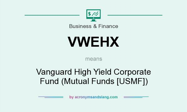What does VWEHX mean? It stands for Vanguard High Yield Corporate Fund (Mutual Funds [USMF])