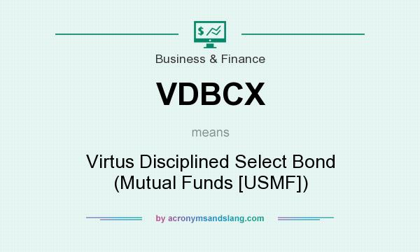 What does VDBCX mean? It stands for Virtus Disciplined Select Bond (Mutual Funds [USMF])