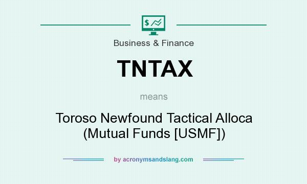 What does TNTAX mean? It stands for Toroso Newfound Tactical Alloca (Mutual Funds [USMF])