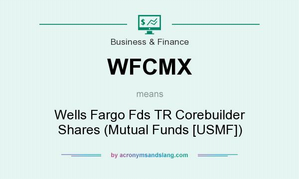 What does WFCMX mean? It stands for Wells Fargo Fds TR Corebuilder Shares (Mutual Funds [USMF])