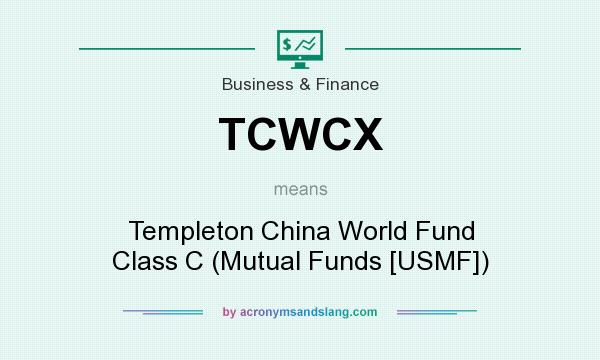 What does TCWCX mean? It stands for Templeton China World Fund Class C (Mutual Funds [USMF])