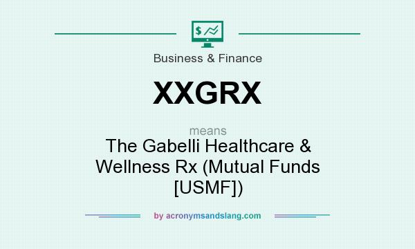 What does XXGRX mean? It stands for The Gabelli Healthcare & Wellness Rx (Mutual Funds [USMF])