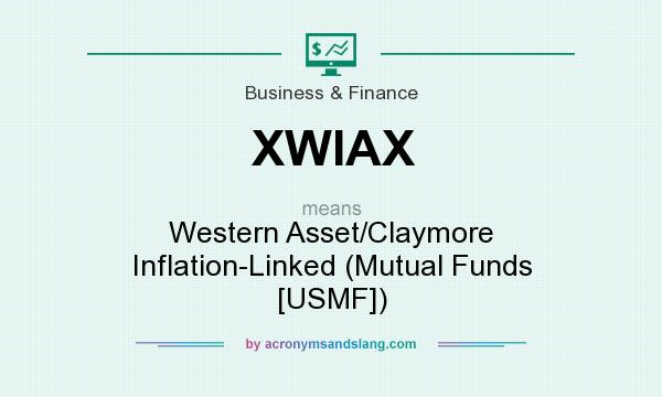 What does XWIAX mean? It stands for Western Asset/Claymore Inflation-Linked (Mutual Funds [USMF])