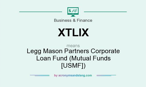 What does XTLIX mean? It stands for Legg Mason Partners Corporate Loan Fund (Mutual Funds [USMF])