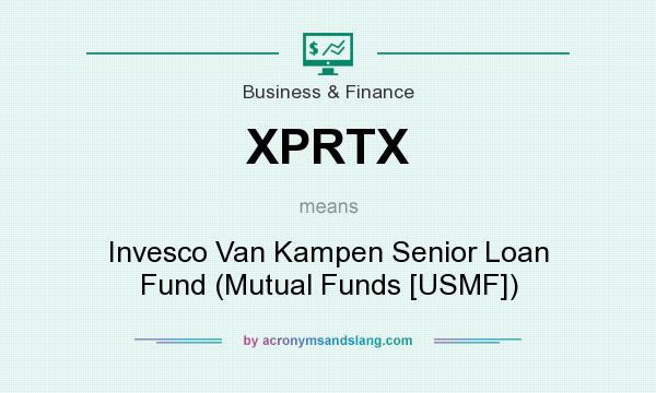 What does XPRTX mean? It stands for Invesco Van Kampen Senior Loan Fund (Mutual Funds [USMF])