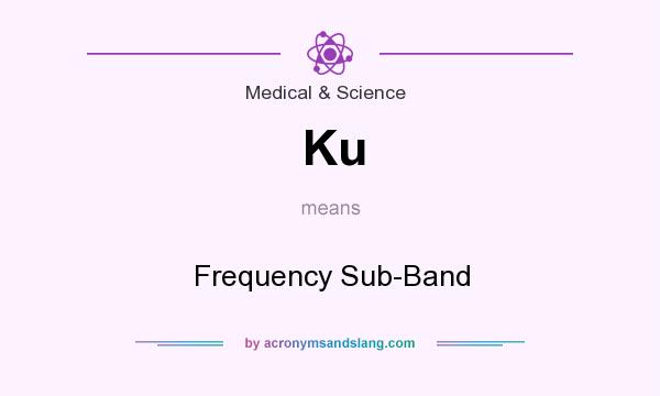 What does Ku mean? It stands for Frequency Sub-Band
