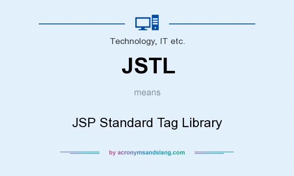 What does JSTL mean? It stands for JSP Standard Tag Library