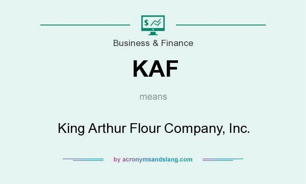 What does KAF mean? It stands for King Arthur Flour Company, Inc.