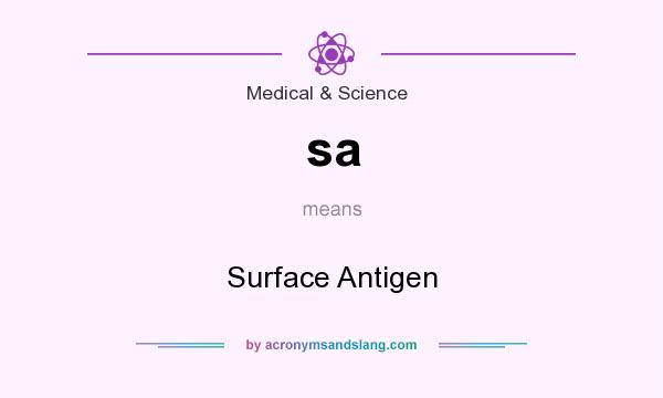 What does sa mean? It stands for Surface Antigen