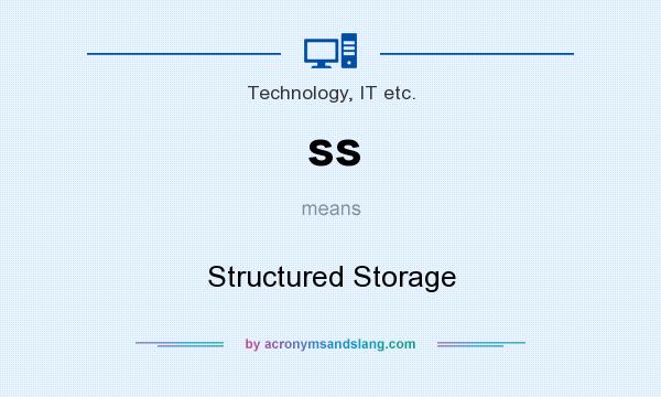 What does ss mean? It stands for Structured Storage