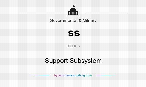 What does ss mean? It stands for Support Subsystem
