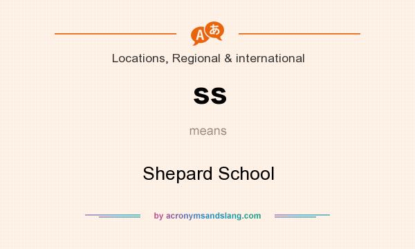 What does ss mean? It stands for Shepard School