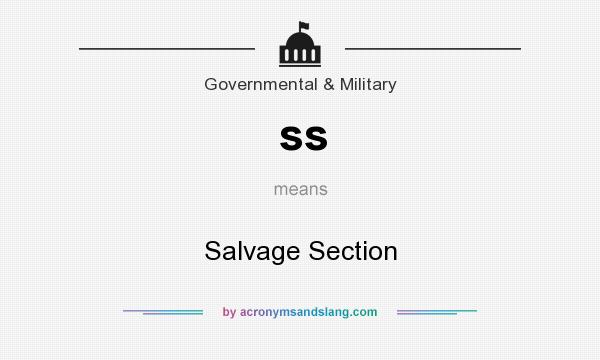 What does ss mean? It stands for Salvage Section