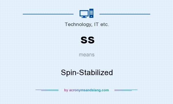 What does ss mean? It stands for Spin-Stabilized