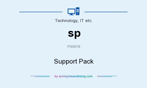 What does sp mean? It stands for Support Pack