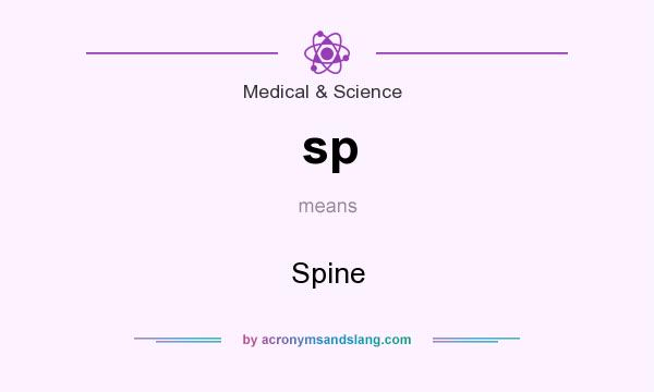 What does sp mean? It stands for Spine
