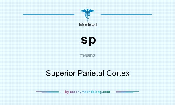What does sp mean? It stands for Superior Parietal Cortex