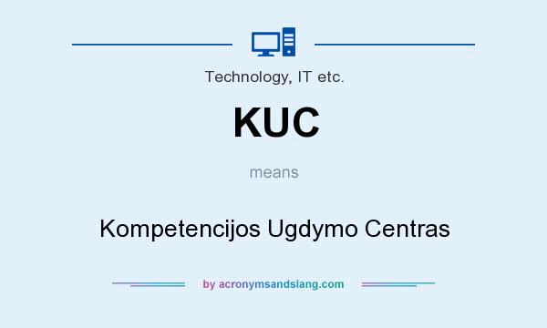 What does KUC mean? It stands for Kompetencijos Ugdymo Centras